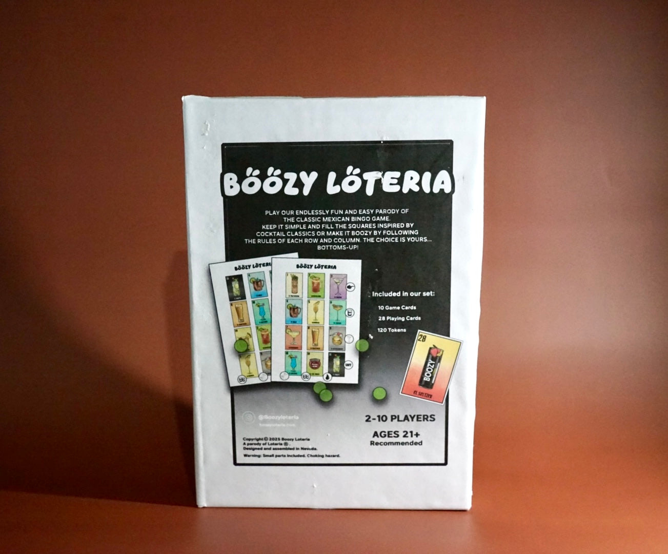 Boozy Loteria - Cocktail Inspired Party Game with a Twist!
