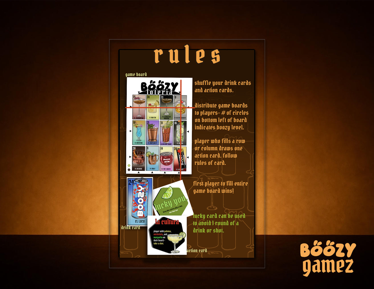 Boozy Loteria